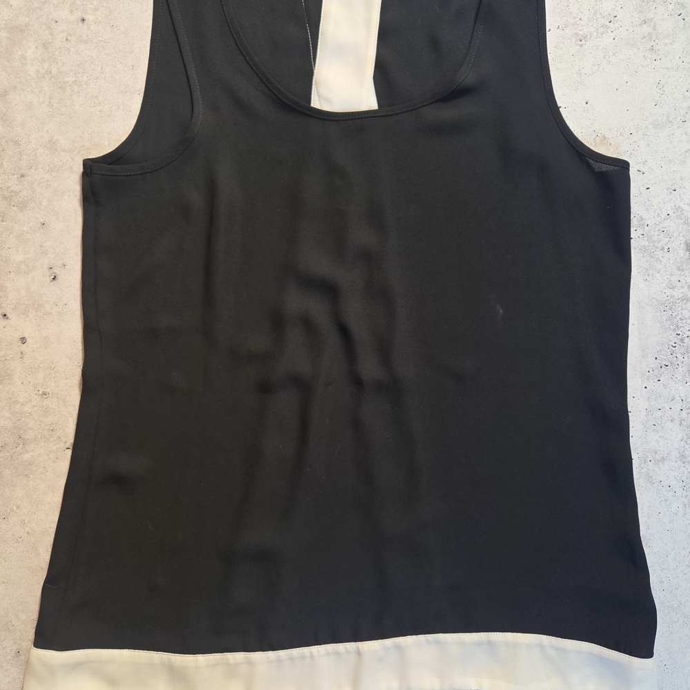 Express Black and White Contrast Tank Top